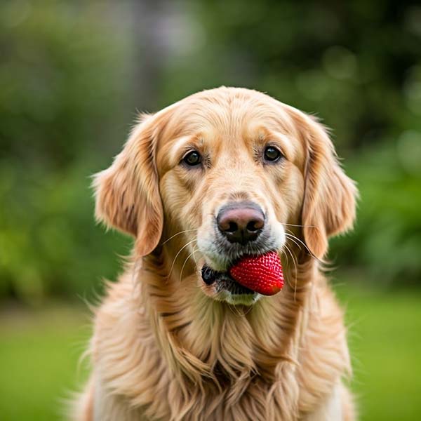 can dogs eat strawberries whole