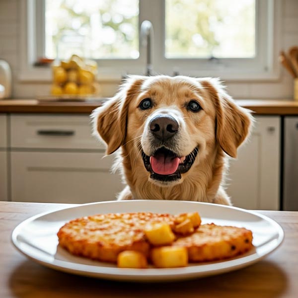 is it ok for dogs to eat hash browns