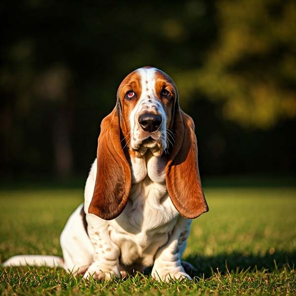 why do basset hounds have long ears